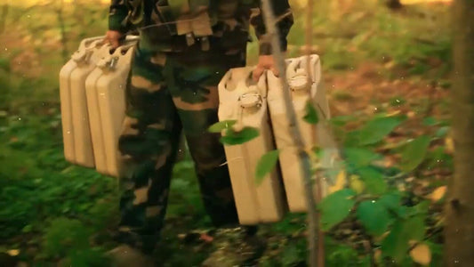 Militär-Standards: BW Metall-Benzinkanister – robust, dicht, zuverlässig